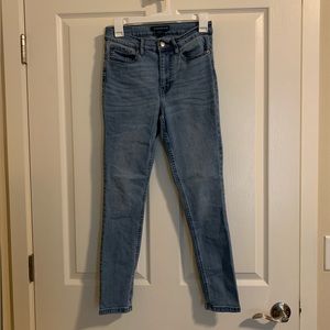 Calvin Klein High Rise Skinny Ankle Jeans, Size 4, Ice Blue color